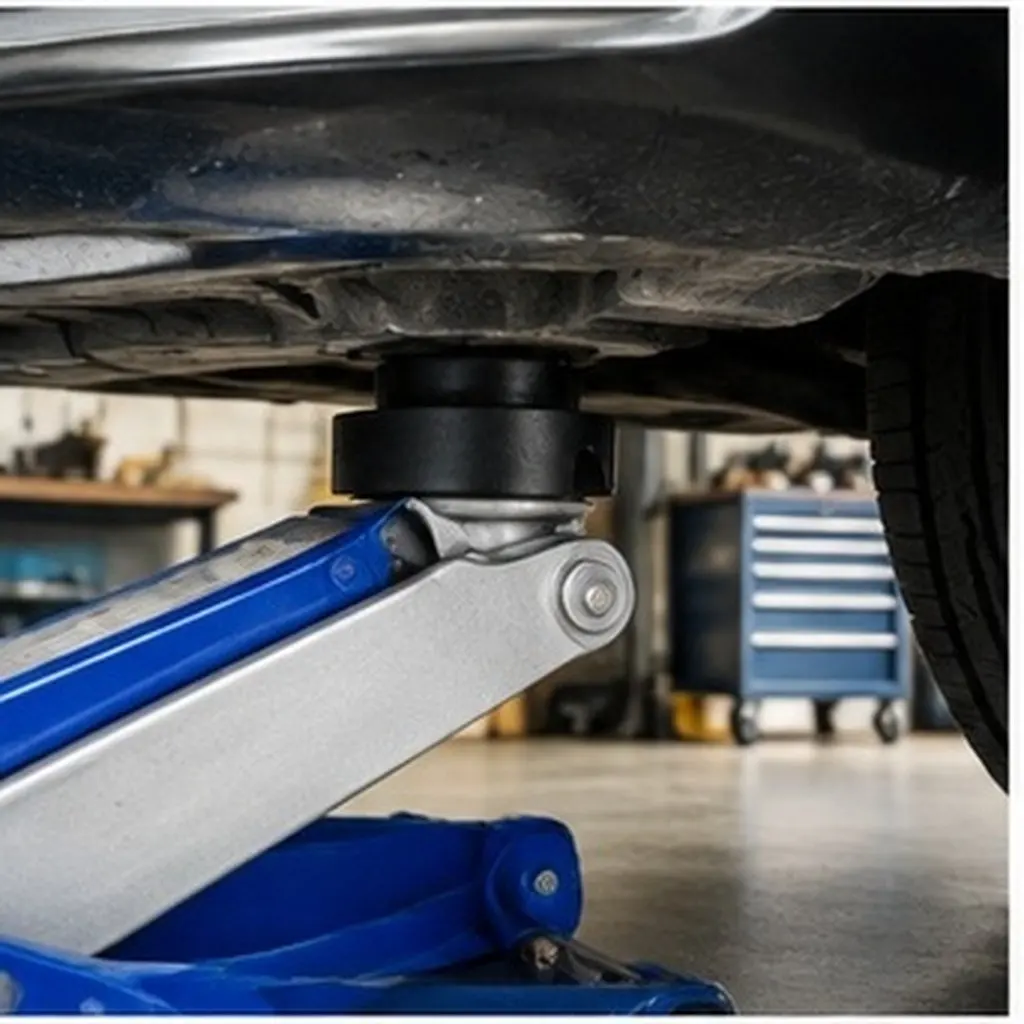Car Jack Stand Pads High Strength Rubber Slotted Protector Stable Non Slip Frame Rail Adapters Auto Jack Pad Tool Car Lift Pads