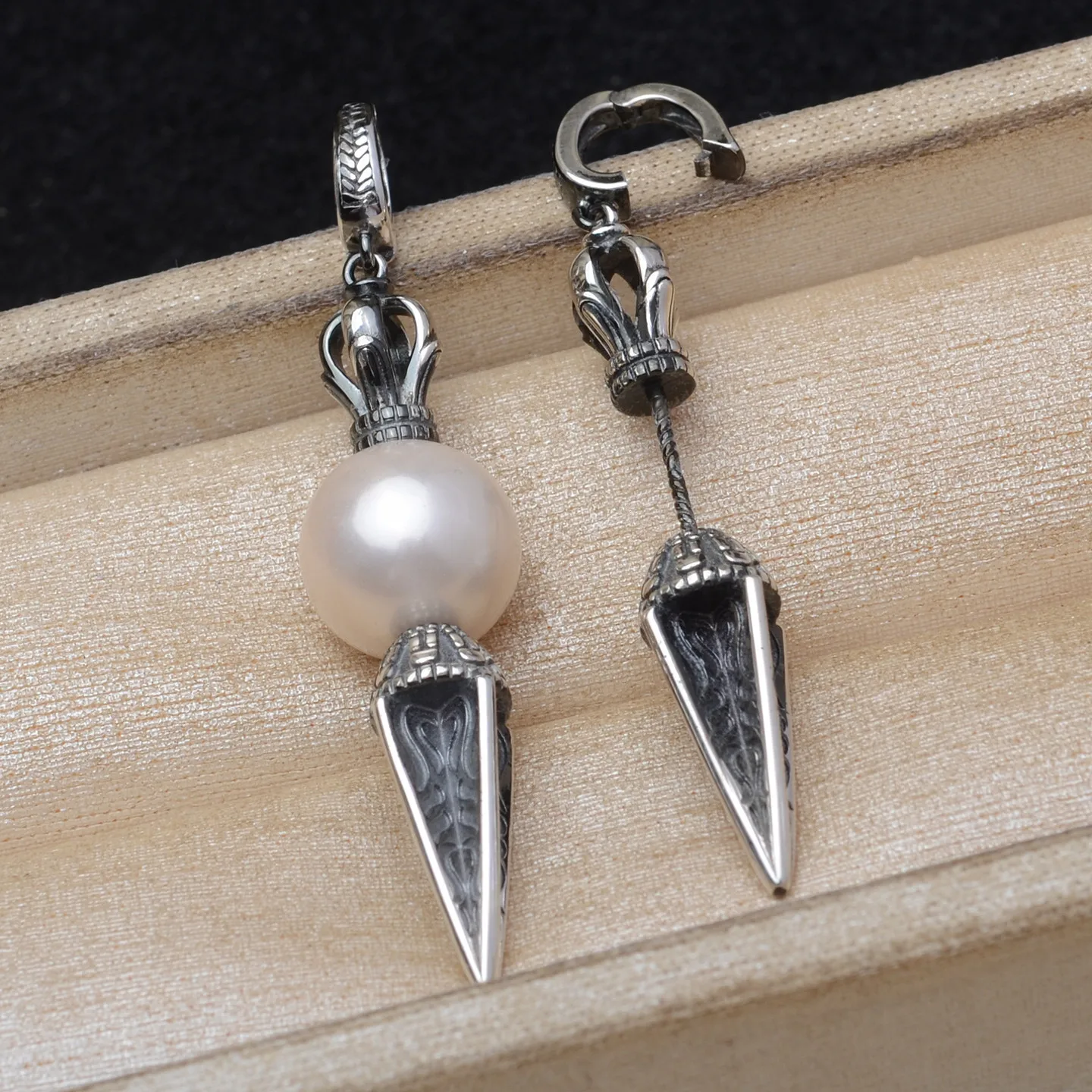 

Подвеска из стерлингового серебра S925, базовые фурнитуры, крепления, фурнитура для ювелирных изделий для жемчуга 10-12 мм, 3 шт./лот