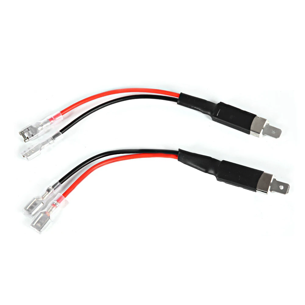 2Pcs H1 LED Single Converter Wiring Connector Cable Conversion Lines Adapter Holder HID Headlight Bulb Accessories