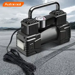 Car Accessories Car Air Pump Compressor Automotive Portable Electric Pump Digital Display Preset Tire Pressure