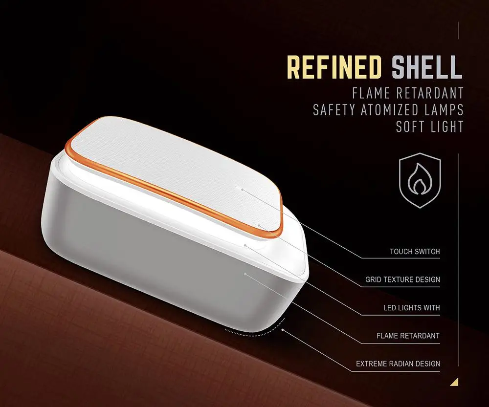 4USB Ports PD 20W Wall Charger With Intelligent LED Touch Night Light Adapter Fast Charging EU AU UK Plug For Travel Home Office