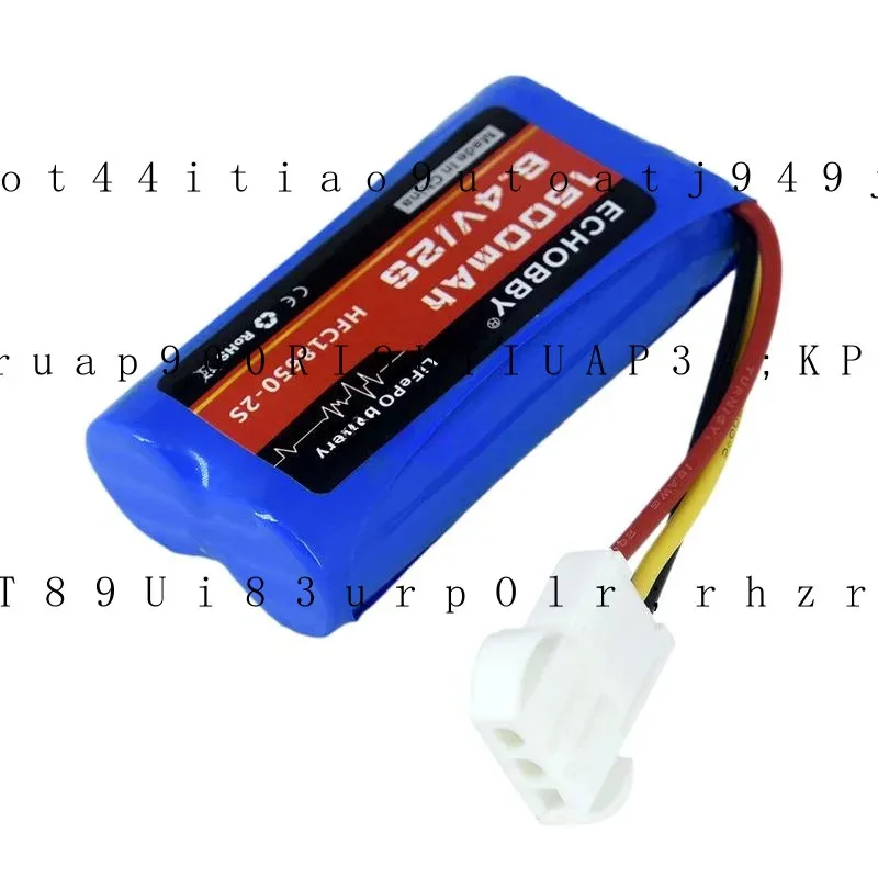 

zh 6.4V 2S 1500mAh LiFePO Battery EL4.5-3P Plug for RC Buggy Car Truck Racing Boat