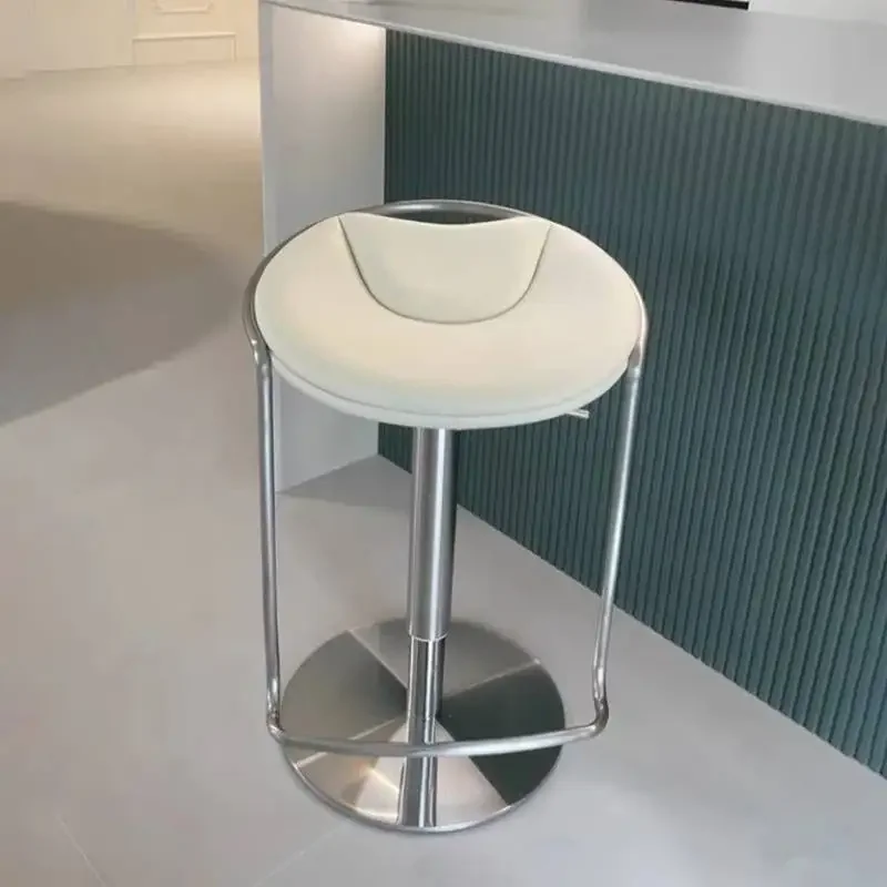 Bancos de barra giratórios resistentes, altura ajustável, clássico, nórdico, luxo, cozinha, industrial, móveis de alta qualidade