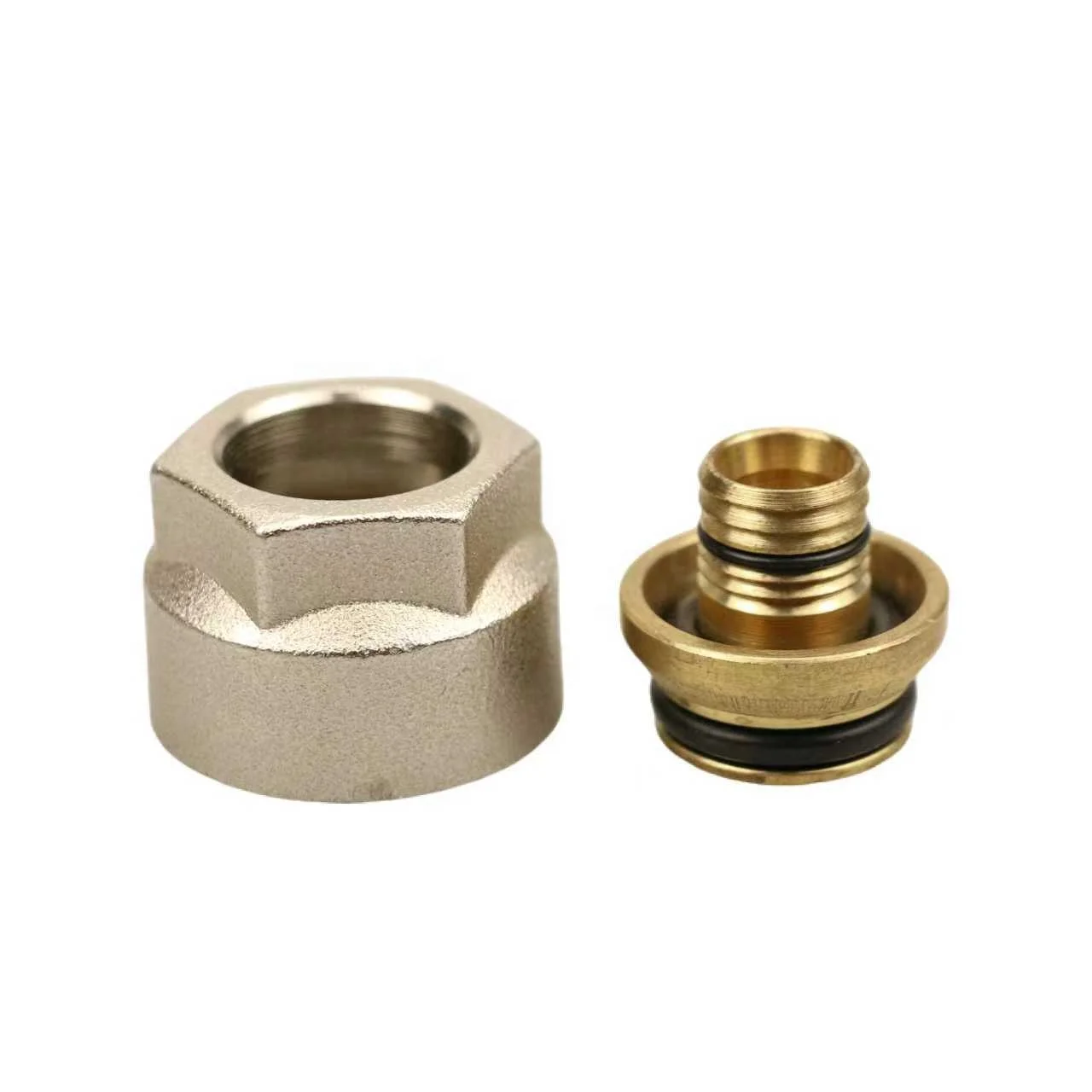 

ATV&UTVBrass Forged PEX Adaptor Radiant Manifold Connector with 3/4in Tubing Nuts for All Manifold Loops Underfloor Heating Syst