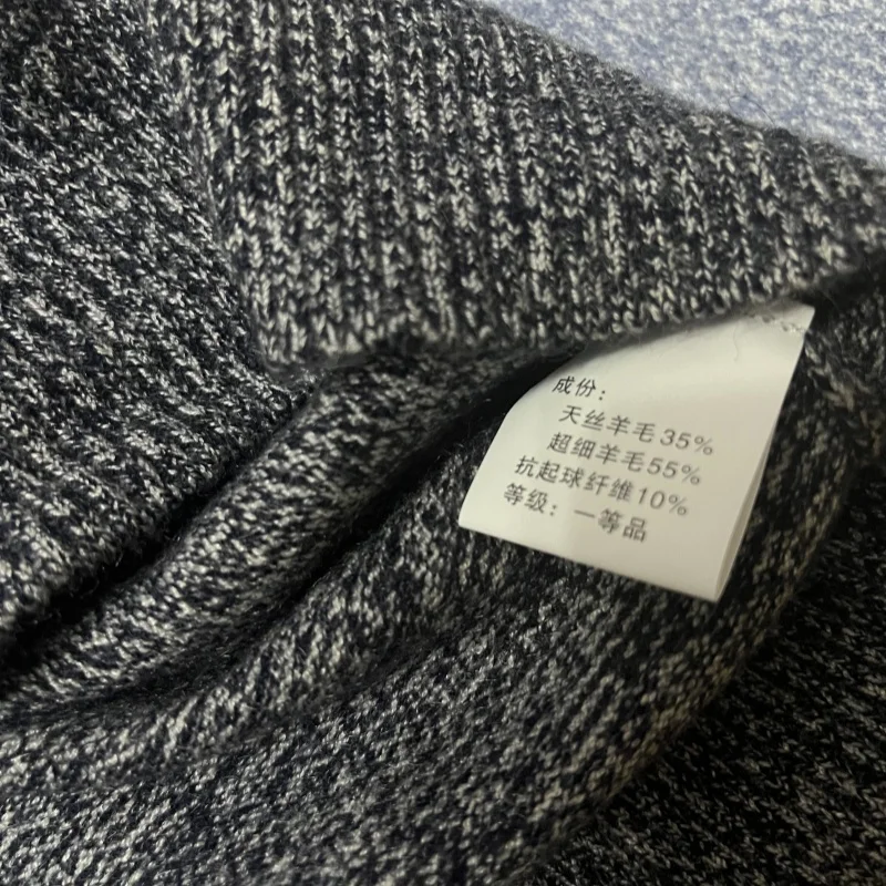 

Soft Comfortable High Elastic Wool Blend Sweater Women's Casual Slim Fit Knitted Warm Short Style Online Exclusive