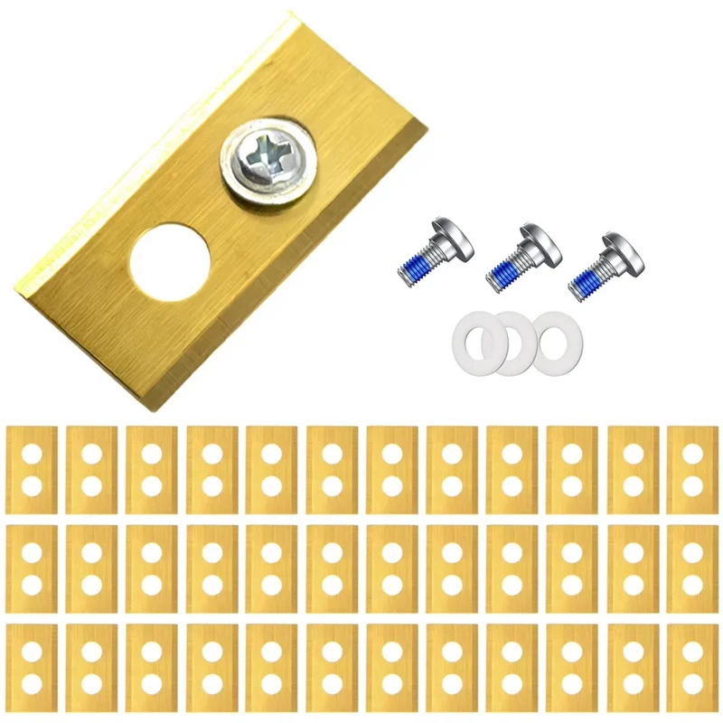 

AT21-для Mammotion Luba Robot, сменные лезвия для газонокосилки-набор из нержавеющей стали, 36 предметов, дизайн с 2 отверстиями