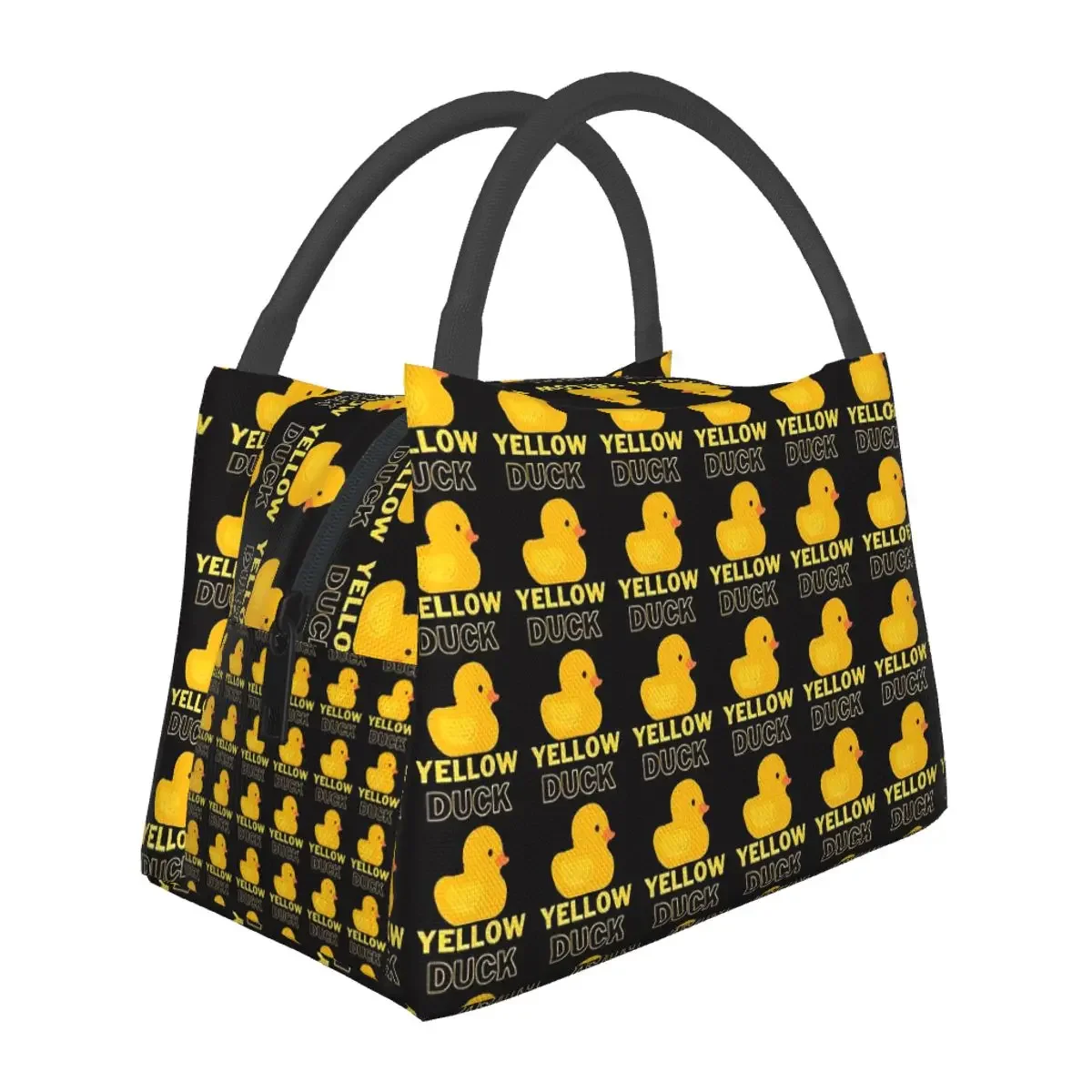 Ducks Doing Cute Things Lunch Bag Animal Picnic Lunch Box For Adult Leisure Custom Thermal Tote Handbags Oxford Cooler Bag