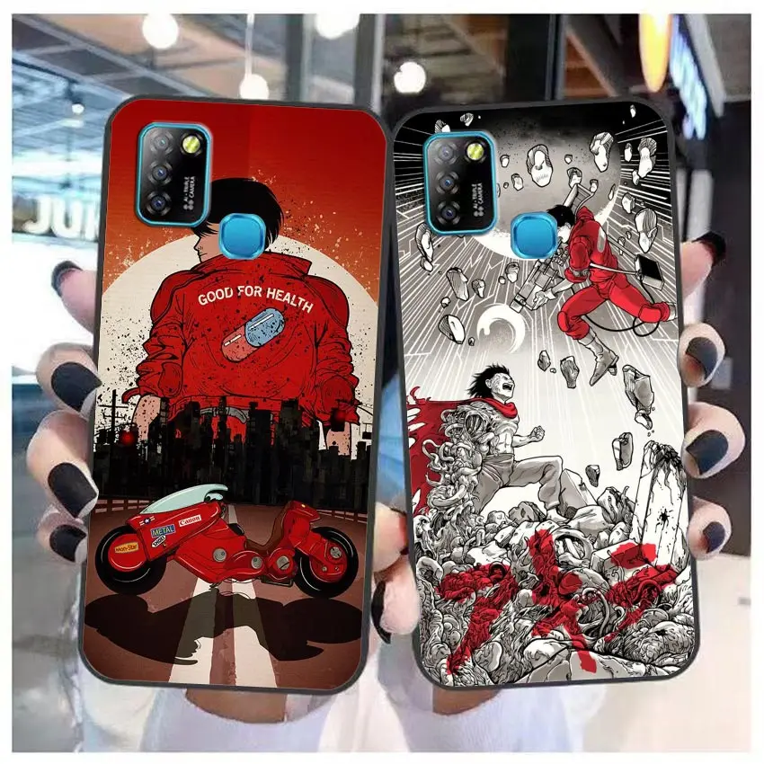 Anime A-AKIRA V-Voltron Phone Case For Infinix CAMON 19 16 ZERO 30 X NEO 20 8 POVA 5 4 2 NOTE 30 12 G96 11 10 8 Case Funda Shell