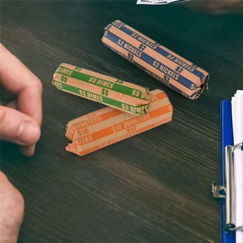 SQPP-1000 أغلفة عملات معدنية مخططة مسطحة متنوعة - بيني، نيكل، ديمز، أرباع