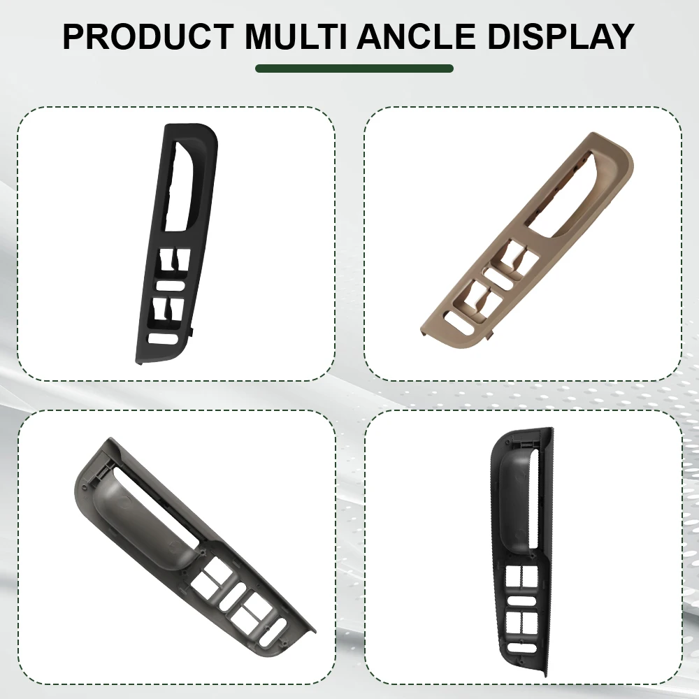 مسند الذراع التبديل لوحة التحكم الحافة مقبض باب السيارة سائق الجانب السيارات نافذة التحكم لوحة التبديل 1 قطعة #2