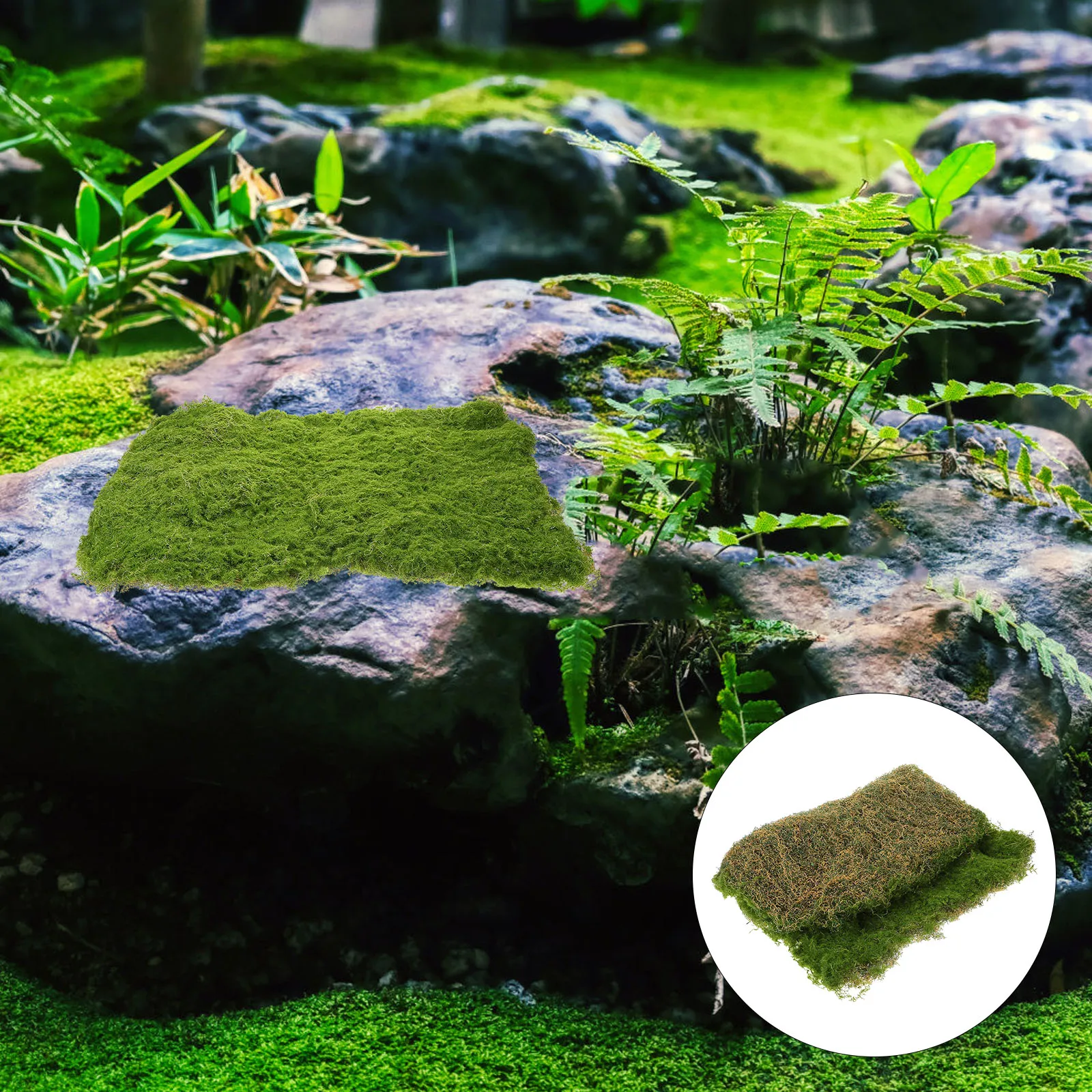 

Fake Turf Mat For Sand Table Diy Decoration Cuttable Artificial Grass Green Lawn Plastic Decorative Turf Sturdy Mat Fairy
