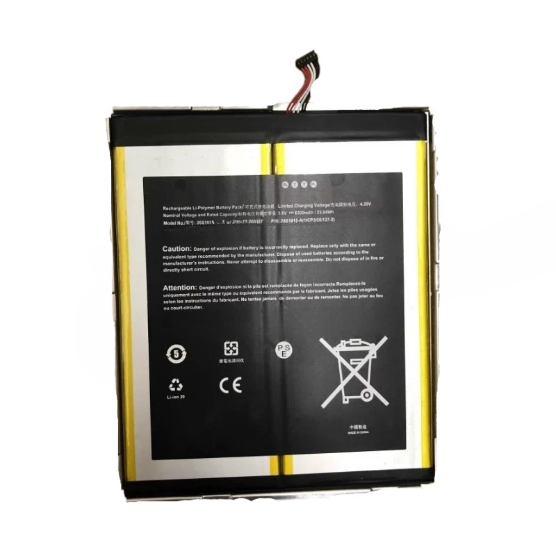 Nuova batteria di ricambio 3.8V 6300mAh 2955C7 58-000187 per Amazon Fire HD 10.1 "7a generazione modello SL056ZE versione 2017