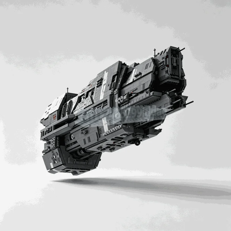 6899PCS Valiant Class Super Heavy Cruiser Sci-Fi Spaceship MOC Model Custom Puzzle DIY Creative Assembly Building Blocks Gifts