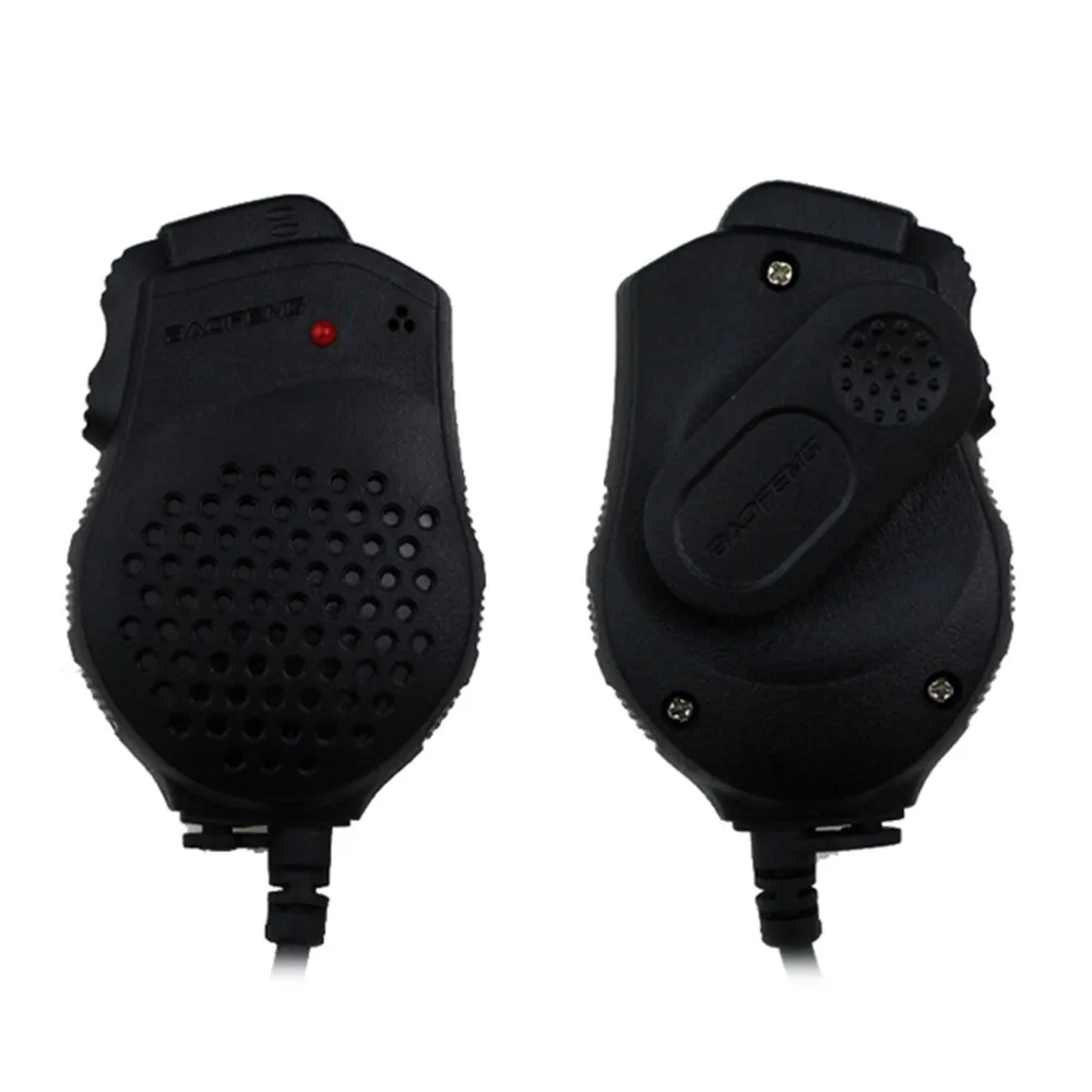 2 uds Baofeng altavoz micrófono Dual PTT para Pofung Walkie Talkie UV-82 UV82 Radio CB portátil