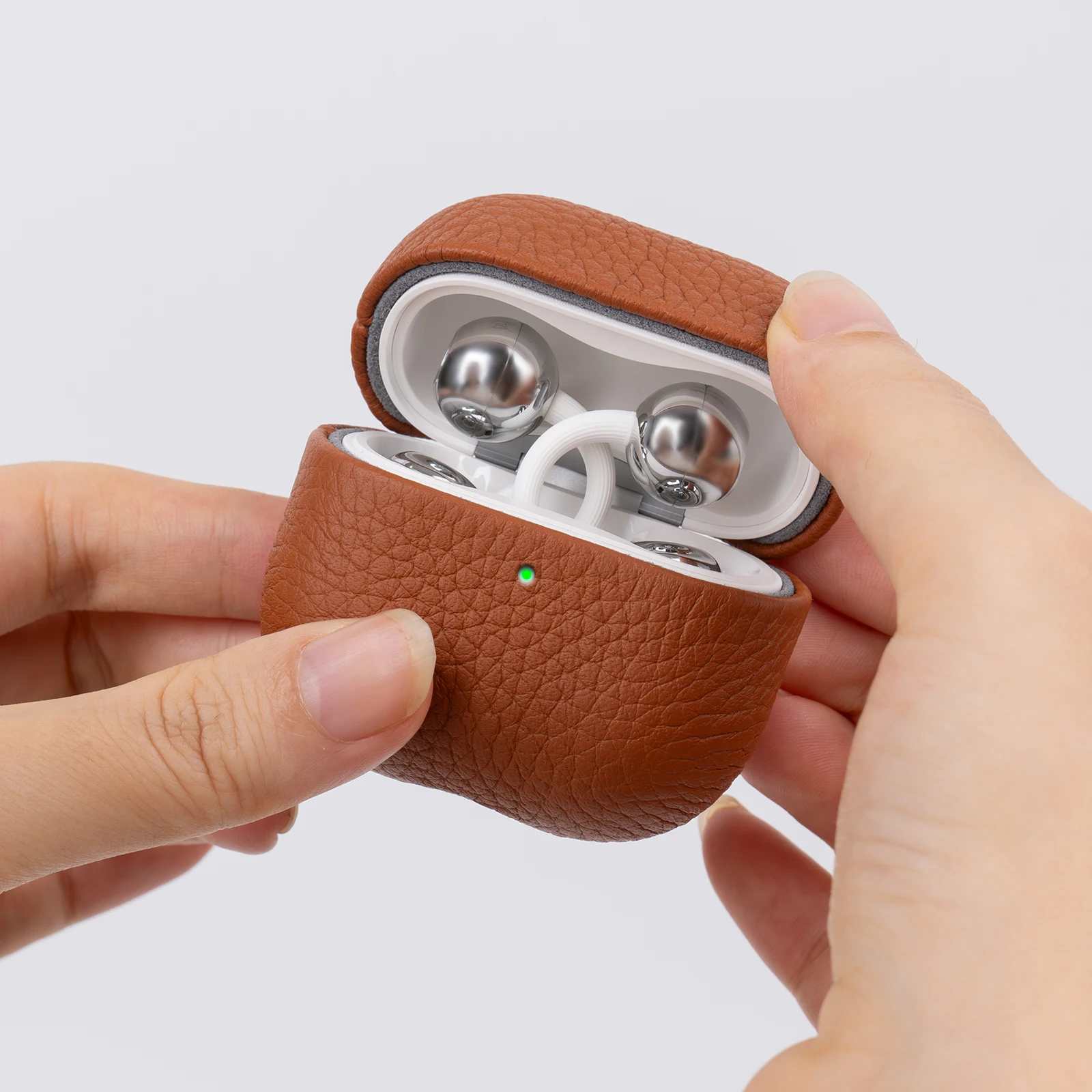 For HUAWEI FreeClip 2 Leather Case Business Earphone Cases For freeclip 2 Generation Cover Headset Shell MagSafe Cases