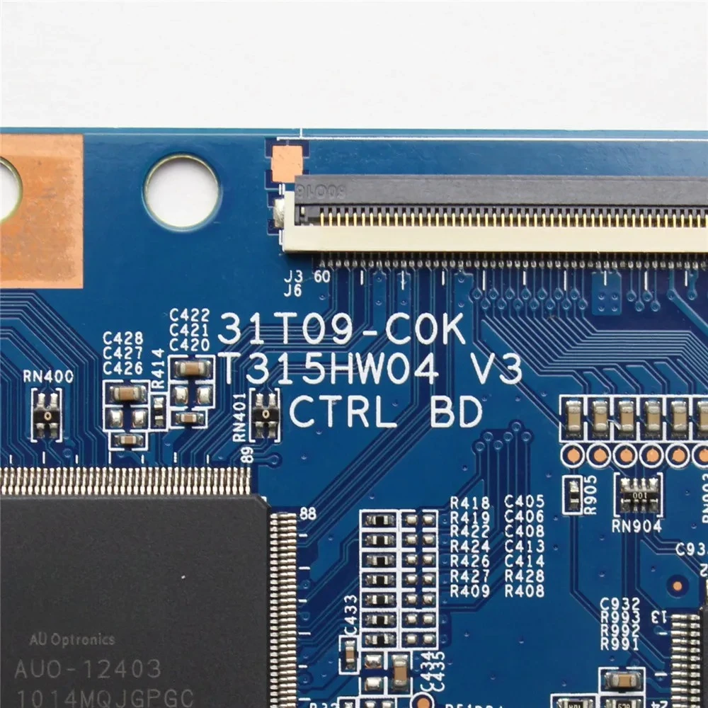 T Con Board T315HW04 V3 CTRL BD 31T09-C0K لـ 32/40/42/46 بوصة لوحة استبدال التلفزيون الأصلية T315HW04 V3 31T09-C0K