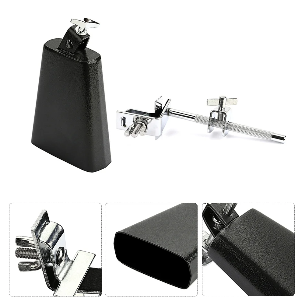 

Percussion Instrument Cowbell Supply Musical Cowbells Drum Clip Reliable Kit Special