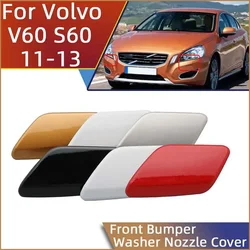 Auto Front Bumper Headlamp Washer Spray Nozzle Cover Lid For Volvo V60 S60 2011 2012 2013 39802699 39802681 Left Right Side Trim