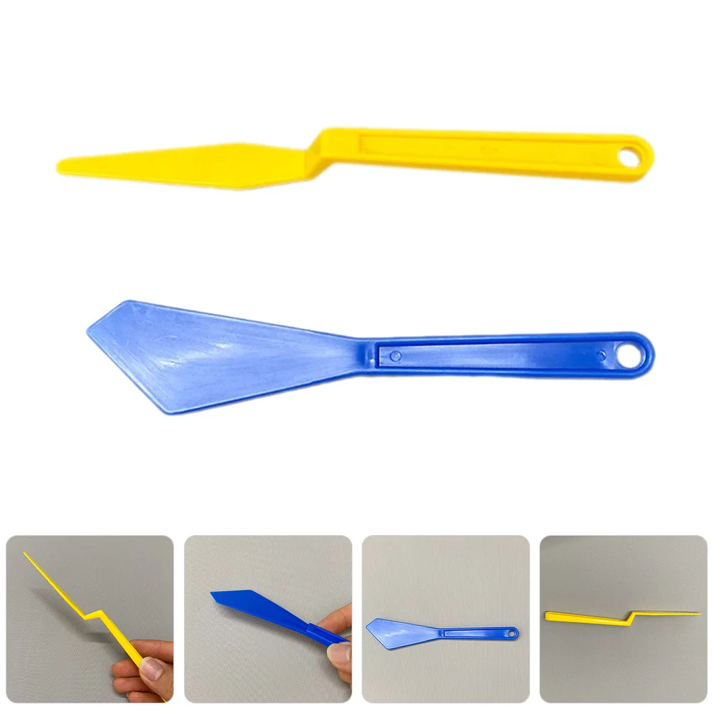 

2Pcs Car Film Scrapers Tint Squeegee Tools for Vinyl Cutting Wrapping Smooth Edges Long Term Use Tint Tools Car Vinyl Scrapers