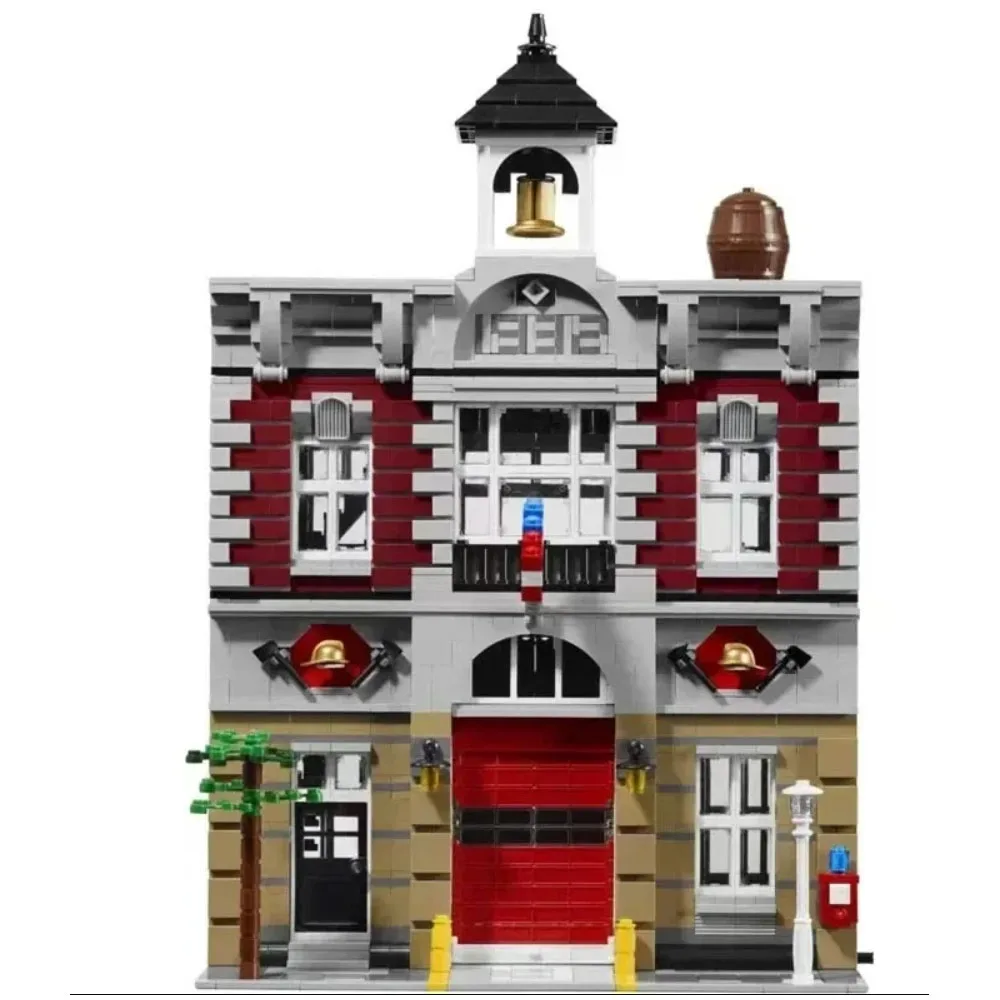 985PCS Fire Brigade Station Building Block Toys Firefighter Brick Compatible City Street View Toys Children Christmas Gift