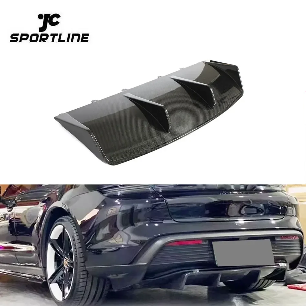 

Dry Carbon Fiber Rear Bumper Spoiler for Porsche Taycan 9J1 Turbo 2019-2021