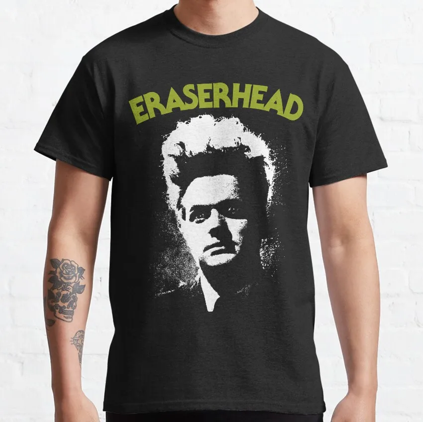 David Lynch Eraserhead Vintage Horror David lynch Film Retro Films Leisure 100% Cotton T Shirt for men O Neck Clothes Gift Idea