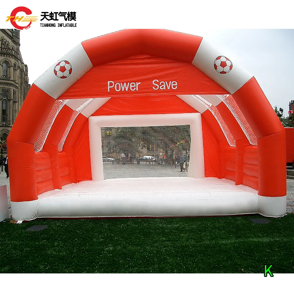 Cible de Football gonflable commerciale, livraison rapide, gardien de but gonflable avec souffleur