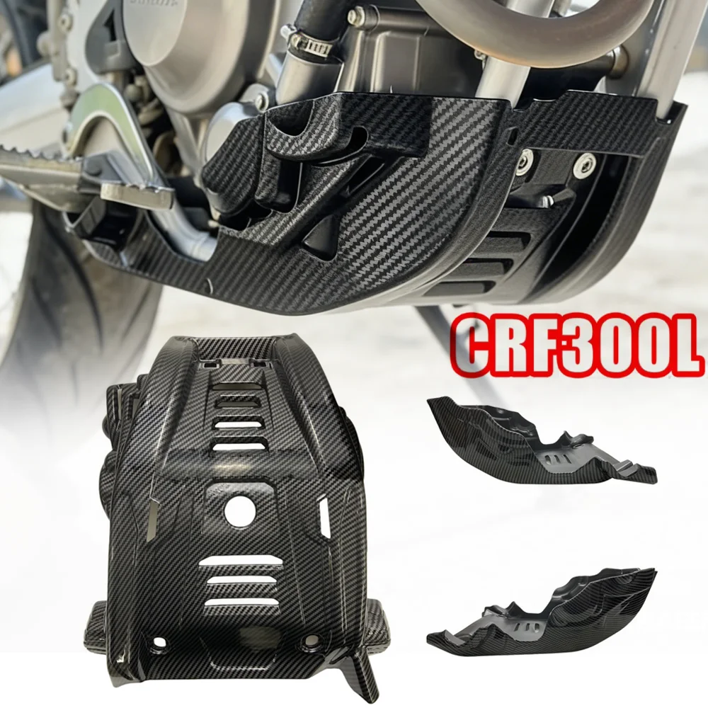 

For HONDA CRF300L Motorcycle Engine Chassis Protective Cover CRF300 L CRF 300L 2021-2024 Motocross Skid Plate Engine Guard