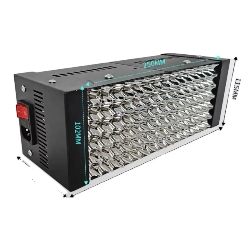 Energy Air Cooled UV Lamp Screen Printing Conveyor Belt Quick Dryer Rear Printing Equipment UV Light Emitting Diode Curing Lamp