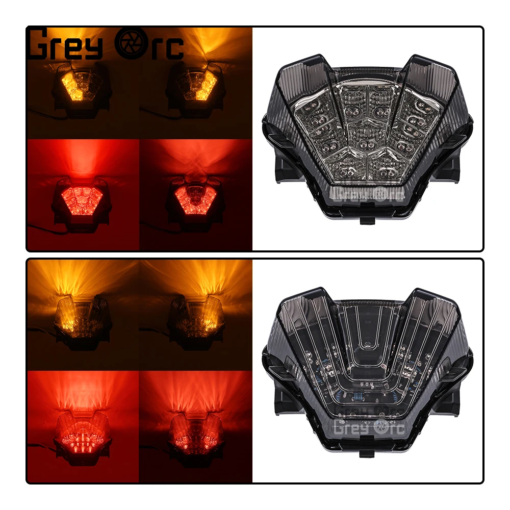 Rear Tail Light Brake Turn Signals Integrated LED Light For Yamaha MT-07 MT07 2018 2019 2020 2021 2022 2023 2024