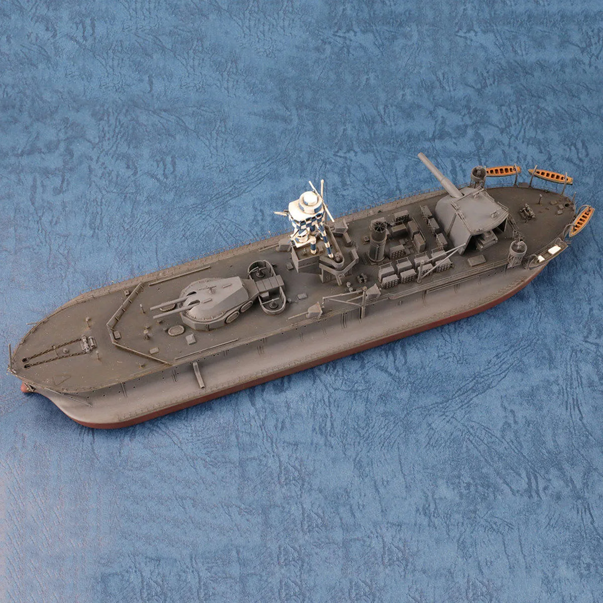 1/350 Royal General Wolfe Shallow-Drift Gunboat Model 29.3cm Richly Detailed  Ships Static Model Ship Toy Ornament Warship Model