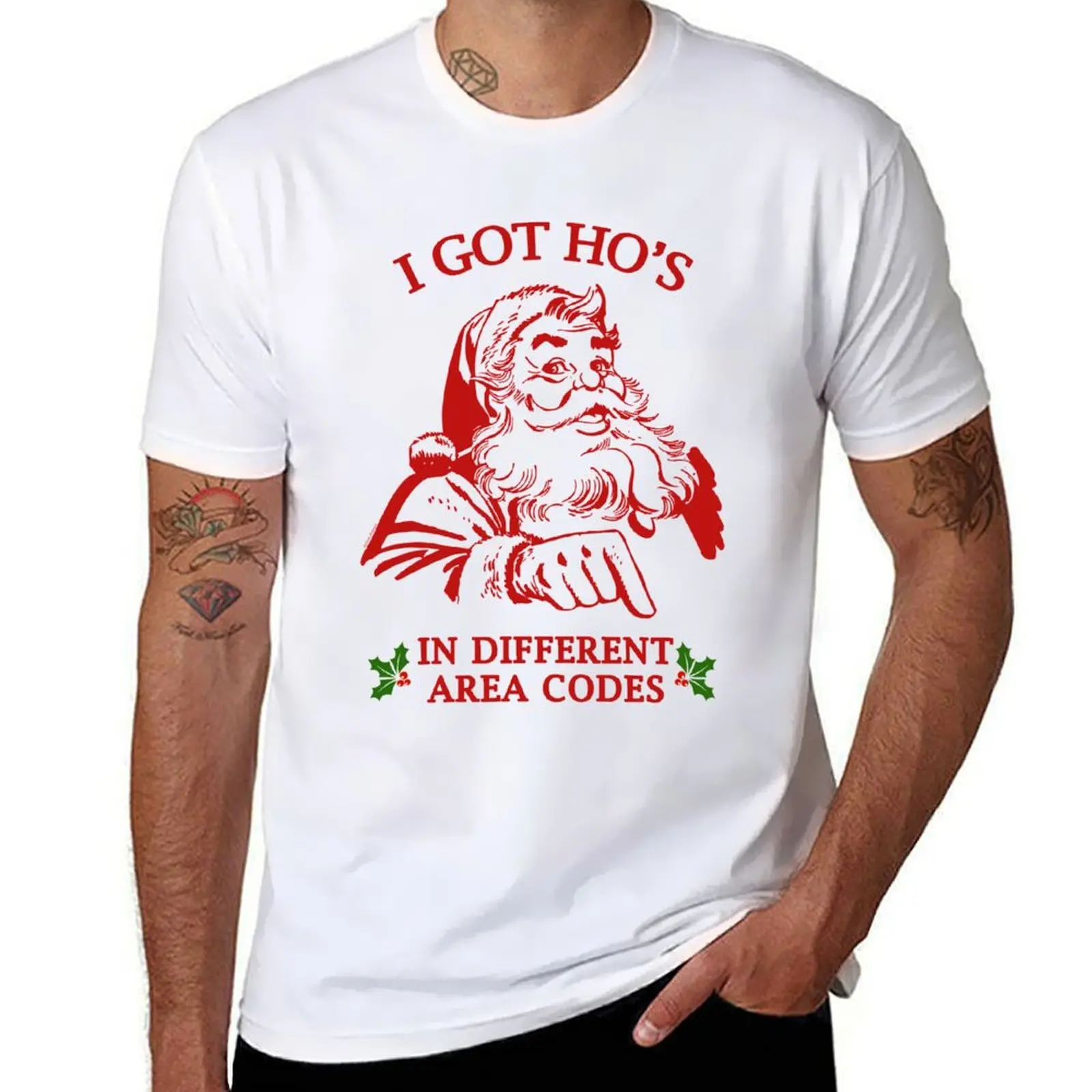

I GOT HO HO HO's!!!! T-Shirt blanks cute clothes men t shirts high quality