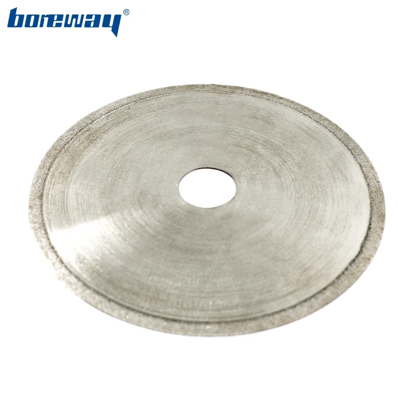 

Boreway 1PC D150*0.6*25mm Electroplated And Sintered Engraving Cutting Disc Diamond Saw Blade Cutter For Gem Jade Quartz Agate