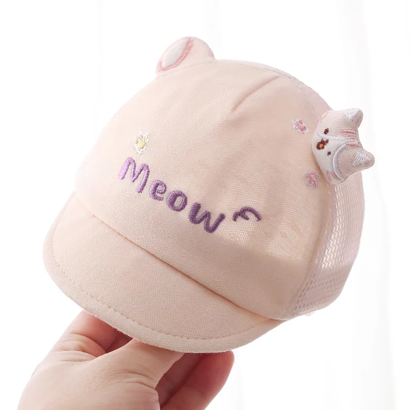 Summer Thin 4-month Baby Hat Summer Male Super Cute 0 Shade 2 Cap 3 Summer 5 Baby 6 Sunscreen Hat Gorras Para Niños