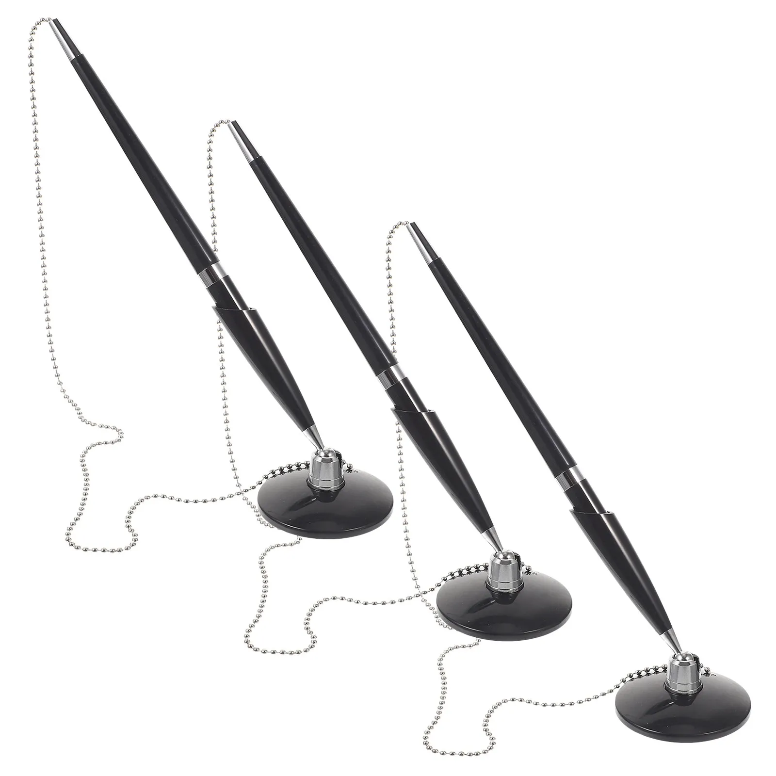 

Набор из 3 настольных держателей для ручек: креативный вертикальный дизайн, легкий доступ, фиксированное крепление для офиса, переговорной, банка, гостевой книги, декоративное украшение