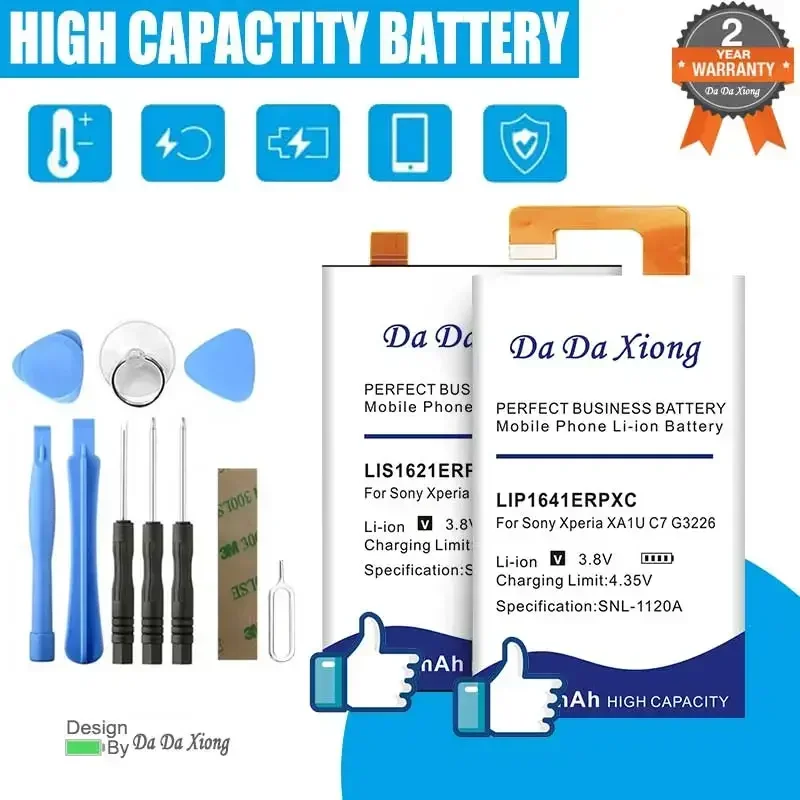 LIP1645ERPC Battery For Sony Xperia X XZ XZ1 Z1 XA2 XA1U C3 Z5 mini Z5 compact G8343 C7 G3226 G3221 G3212 G3223 G8342 G8343