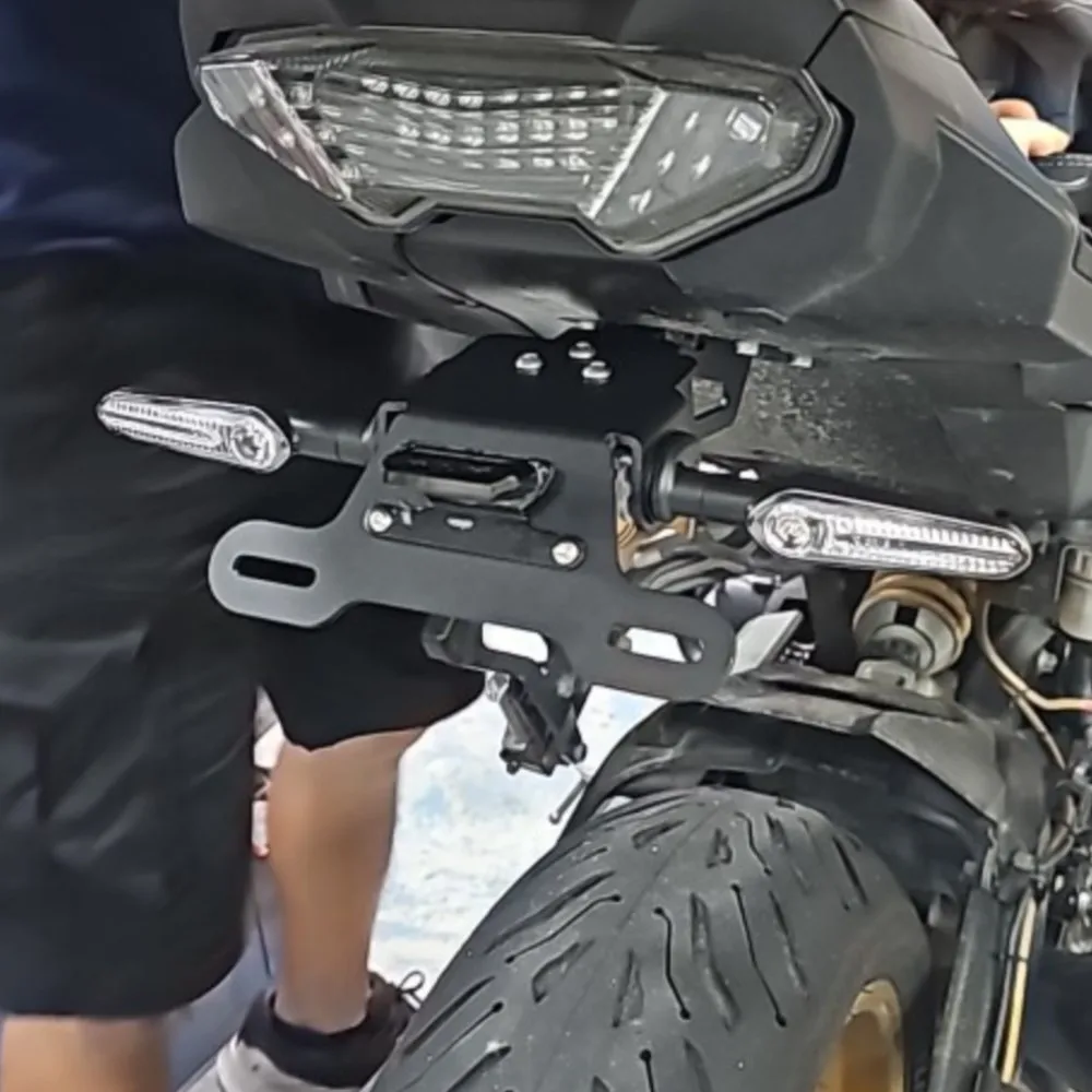For YAMAHA MT09 Tracer 900 9 GT 7GT 700 GT FJ-09 MT-07 2015 - 2025 Tail Tidy Fender Eliminator LED Light License Plate Holder