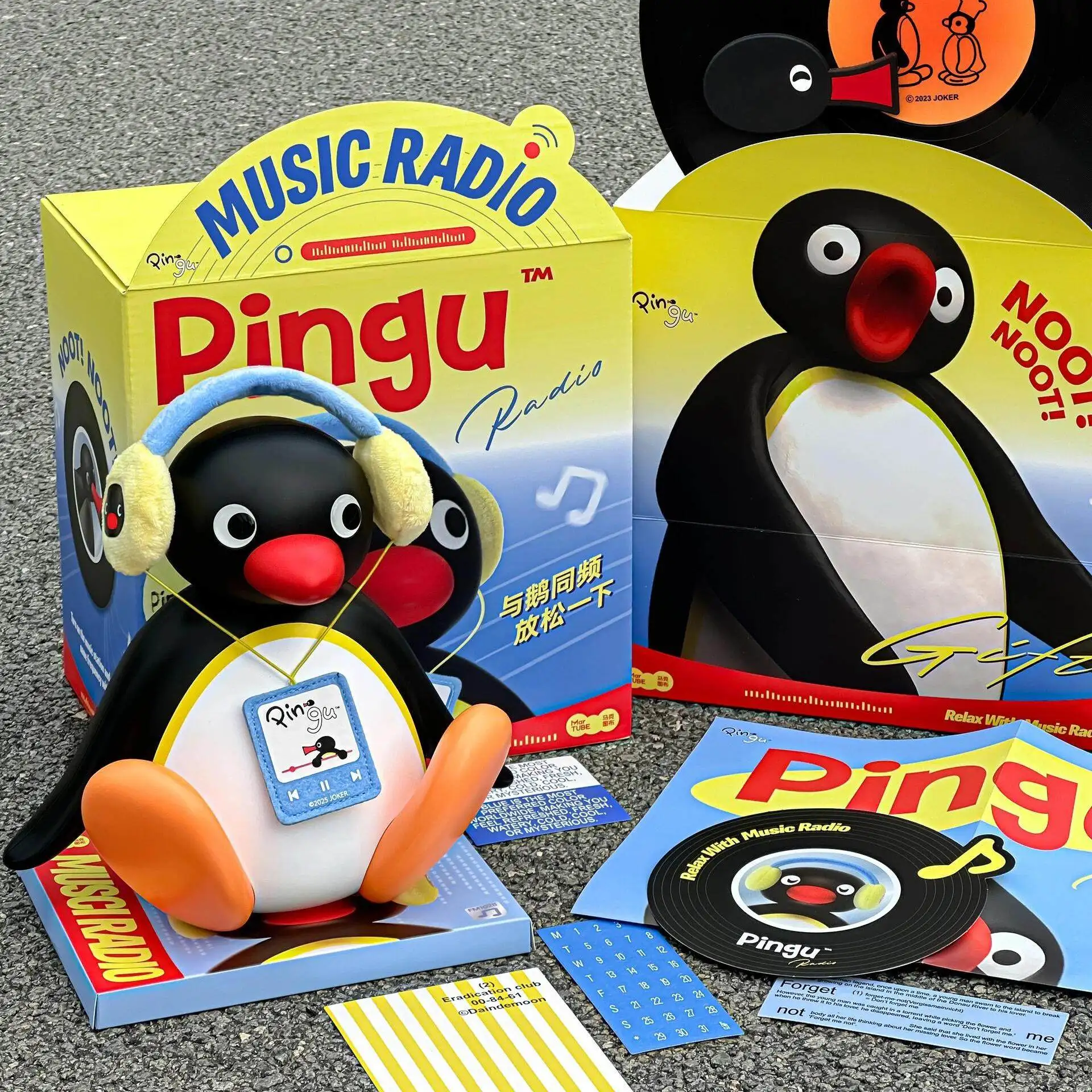 

Новая Bluetooth-колонка Martube Pingu Penguin с качающейся головой, аниме-периферия, настольные фигурки Pingu, декоративные игрушки, подарок на день рождения для девочек