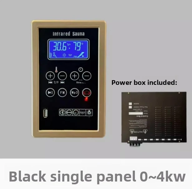 infrared sauna control panel and control box
