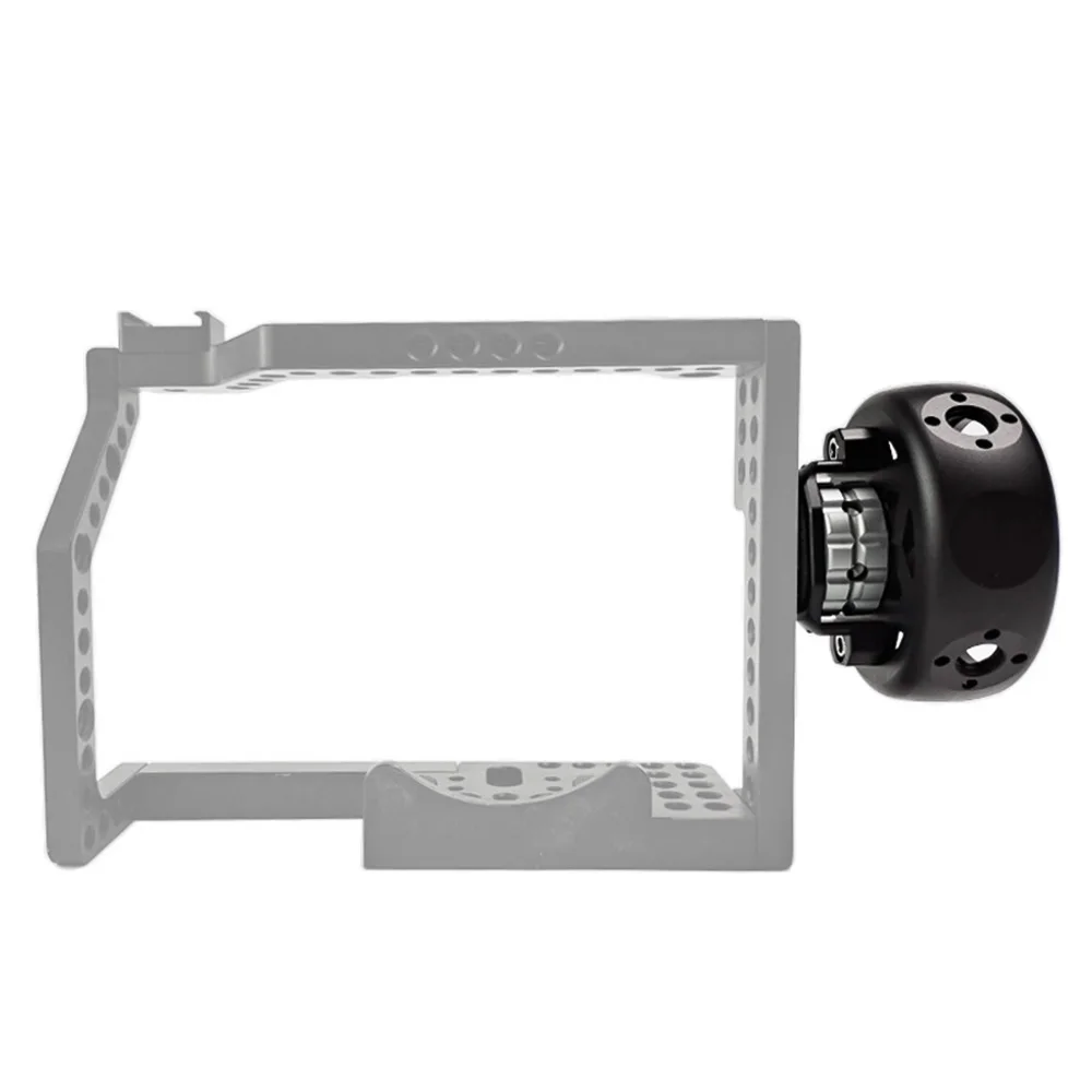 Spheroidal Camera Cage Handle Left/ Right Side Hand Grip Aluminum Alloy Handle Grip with ARRI Locating Video Cage Accessories