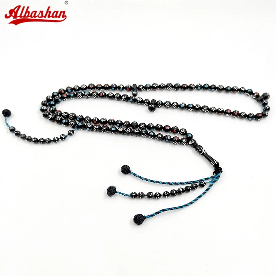 Tasbih 100 Natural kuka beads Ramadan eid gift Misbaha prayer beads handmade accessories bracelet turkish fashion