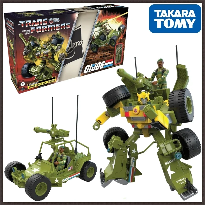 In Stock Takara Tomy Transformers G Series Crossover Special Forces Bumblebee & Ryuzuo Wilkinson (Stalker) Figure Model Anime