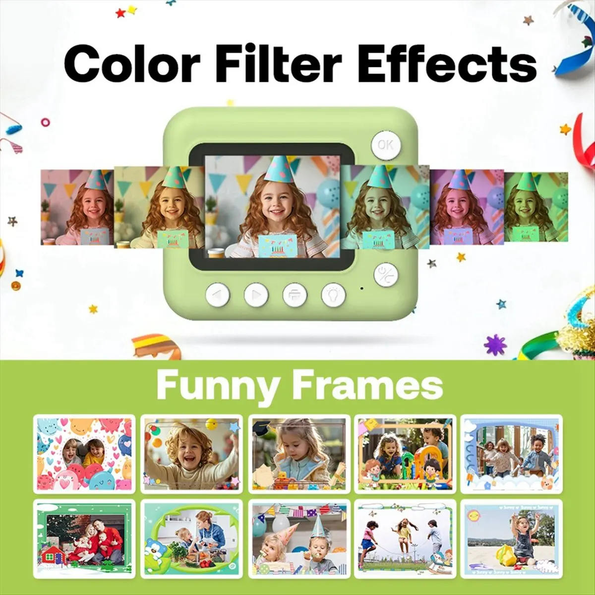 a30i-kids-instant-print-camera-1080p-hd-digital-camera-with-24-inch-ips-screen-10x-optical-zoom-includes-32gb-tf-card-green
