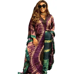 African Clothes for Women Top Pant Matching Sets 2024 Summer Traditional Africa Clothing Dashiki Ankara Outfits Gown Abayas Robe