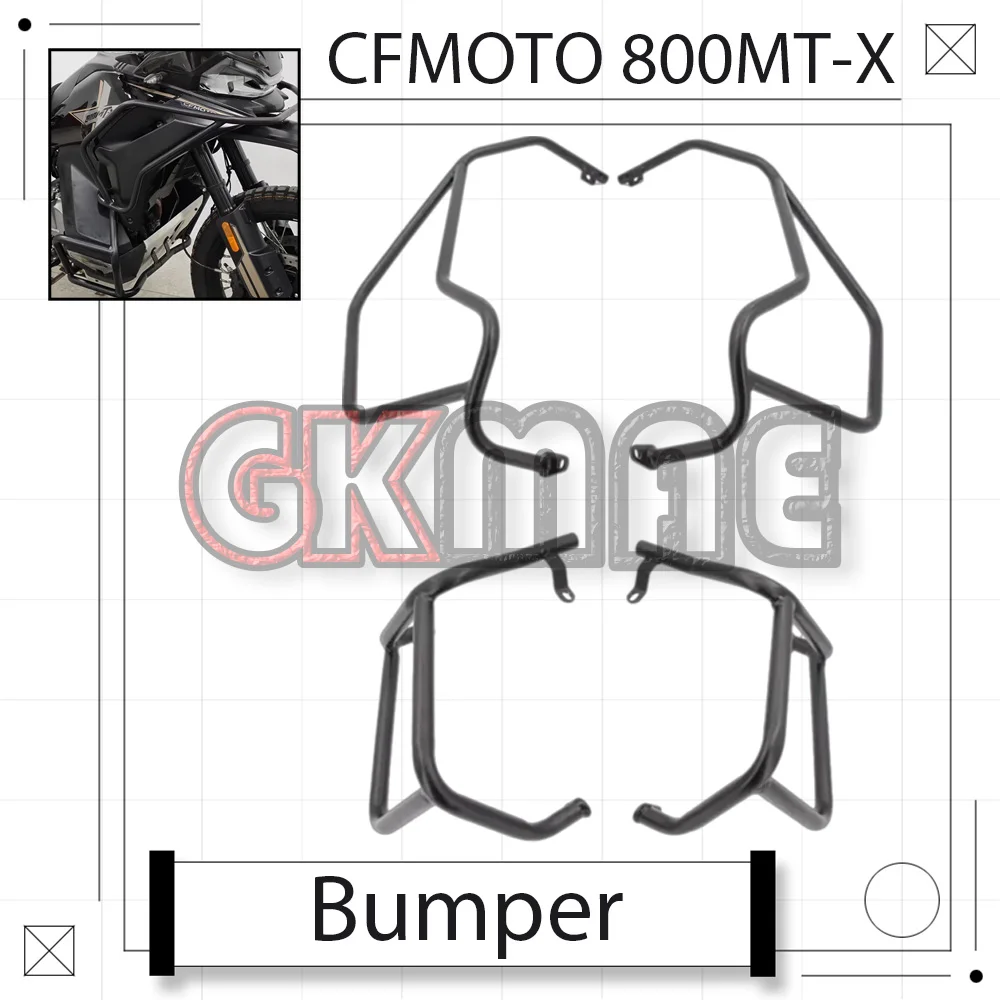 

New For CFMOTO 800MT-X 800MTX 800 MTX Motorcycle Modified Bumper Engine Shield Crash Bar Frame Fit CF 800 MT-X