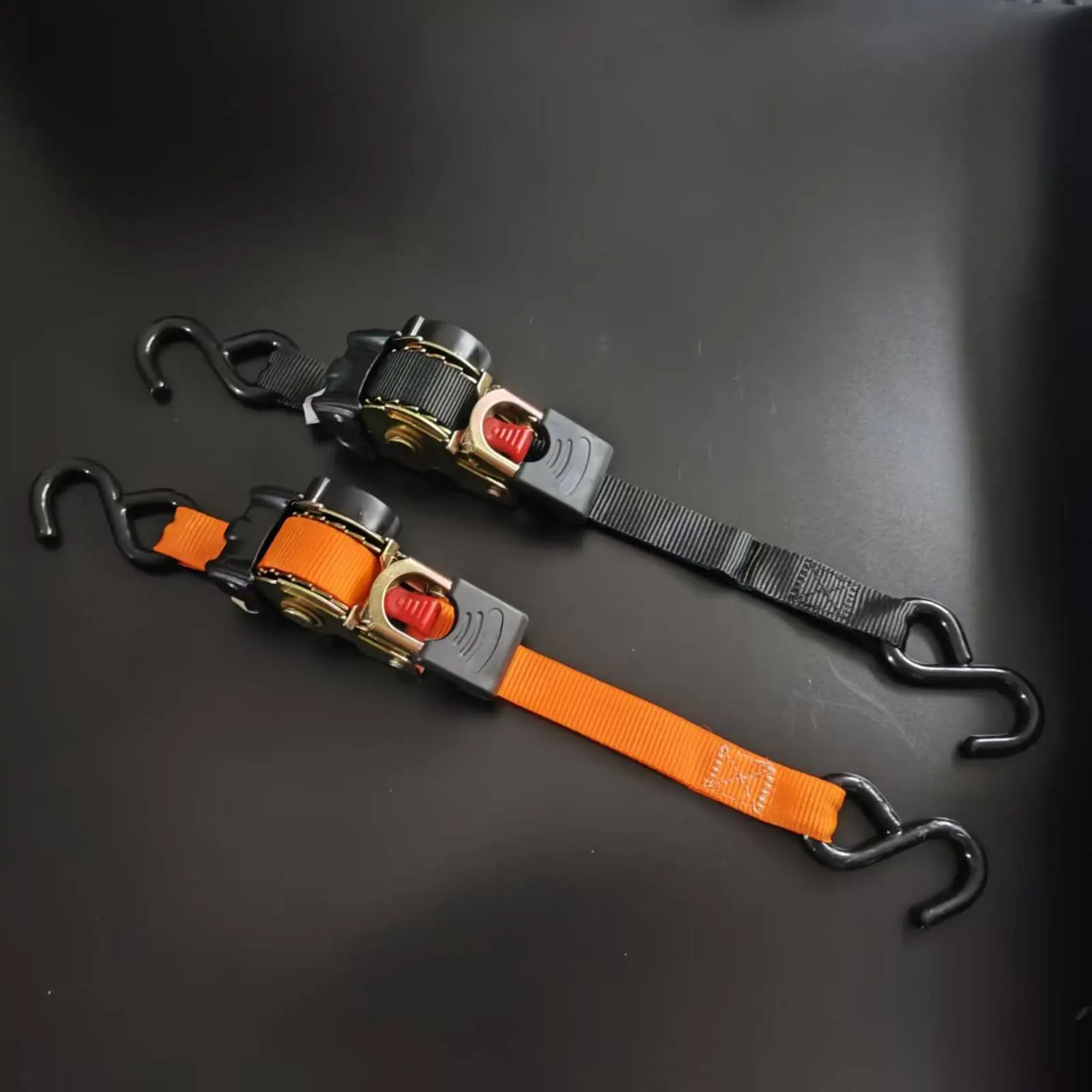 

Ratchet Strap Secure Hold Motorcycle Tie down Strap Transport Gear Adjustable Tear-Resistant for Travelers