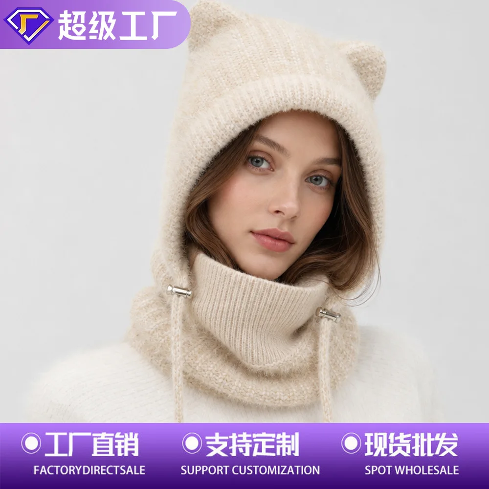 gorro-de-inverno-unissex-com-orelhas-de-gato-feito-em-trico-com-capuz-integrado-cachecol-e-ajuste-ideal-para-atividades-ao-ar-livre-quente-e-confortavel-para-homens-e-mulheres