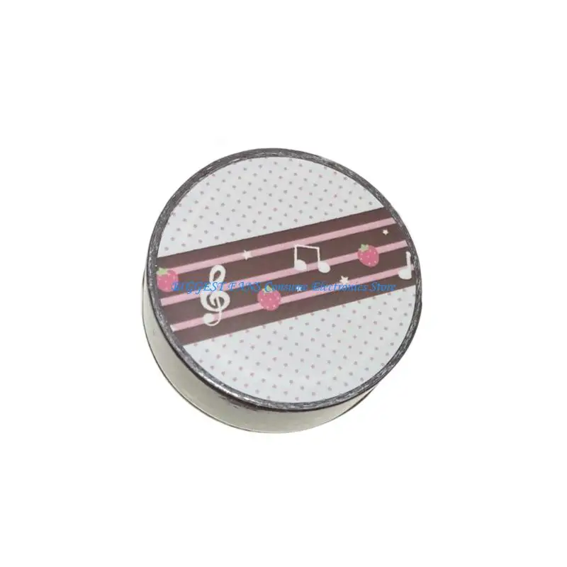 نغمات دافئة من الكاكاو والفراولة اللامعة وشريط واشي لاصق ورقي مرن لتزيين المجلات الفنية