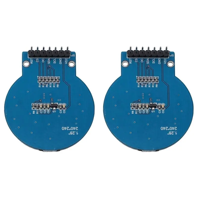 KYCOR-4PCS .28 Inch Circular TFT Display 240X240 Resolution GC9A01 Driver Chip SPI Interface IPS Screen Microcontroller Projects
