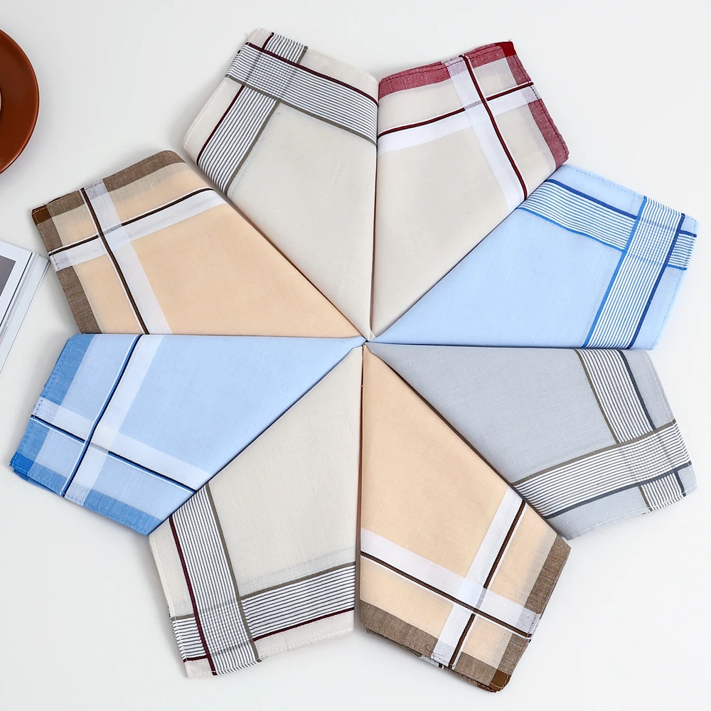 12 paquetes de pañuelos de caballero para hombre, pantalones cuadrados de bolsillo con solapa suave, pañuelos a cuadros, adecuados para novio, recuerdos de boda, servilletas